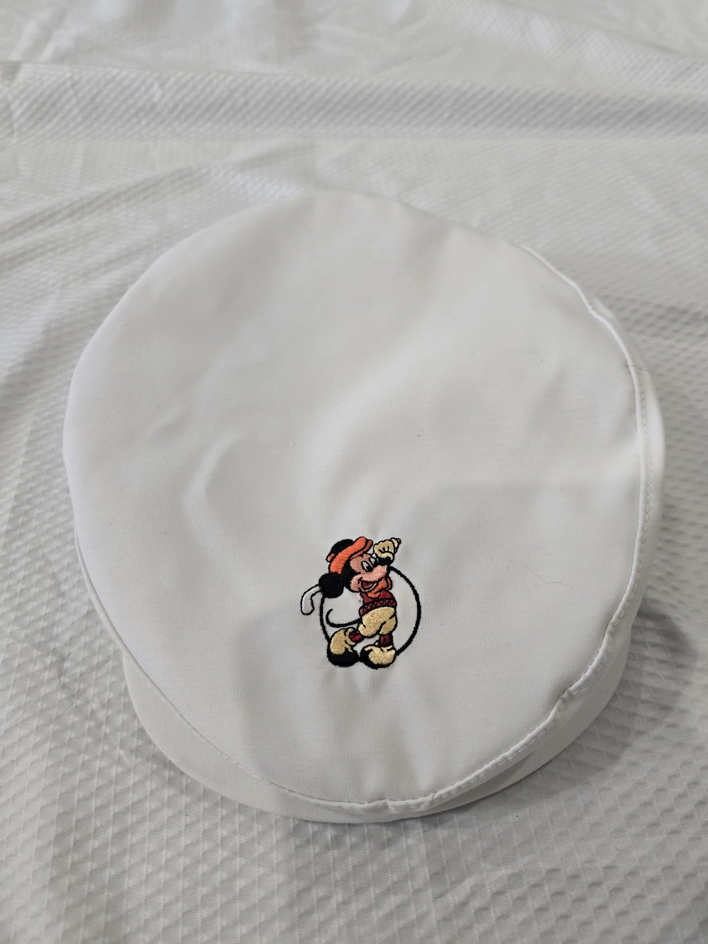 Vintage Walt Disney World Golf Hat Newsboy Mickey Mouse Walt Disney Productions